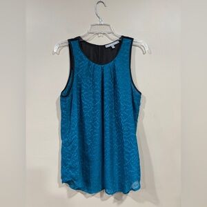 Daniel Rainn Women’s Blue Sleeveless Tank Top Size L